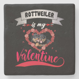 Dog Lover Rottweiler Is Steinuntersetzer