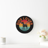 DOG LOVER RUNDE WANDUHR (Zuhause)