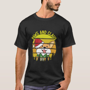 Dog Lover Santa Merry Corgmas Welpe Xmas Tag Chris T-Shirt