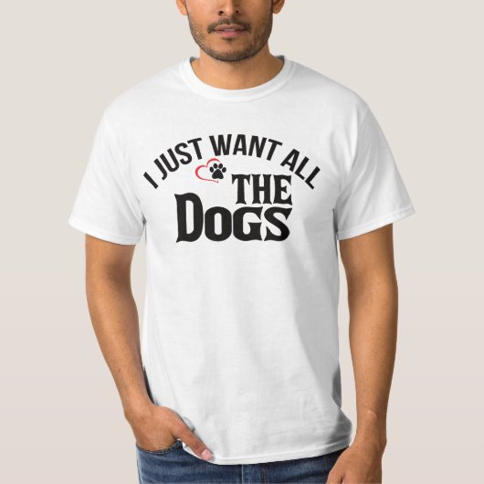 dog lover shirt (Vorderseite)
