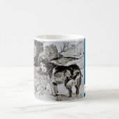 Dog Lover Tea Coffee Mug Cup, Husky Malamute Blue Kaffeetasse (Mittel)