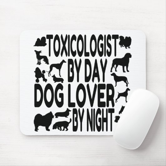 Dog Lover Toxicologin Mousepad (Mit Mouse)