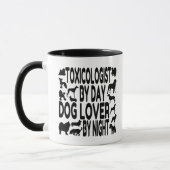 Dog Lover Toxicologin Tasse (Links)