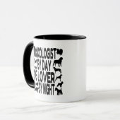 Dog Lover Toxicologin Tasse (Vorderseite Links)