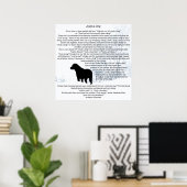 Dog Lover Zitat - Bester Freund - Dog-Zitat Poster (Heimbüro)