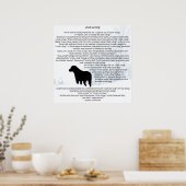 Dog Lover Zitat - Bester Freund - Dog-Zitat Poster (Küche)