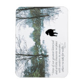 Dog Lover Zitat - Der beste Freund des Menschen -  Magnet (Vertikal)