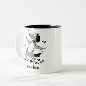 DOG LOVER ZWEIFARBIGE TASSE (Vorderseite Links)
