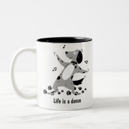 DOG LOVER ZWEIFARBIGE TASSE