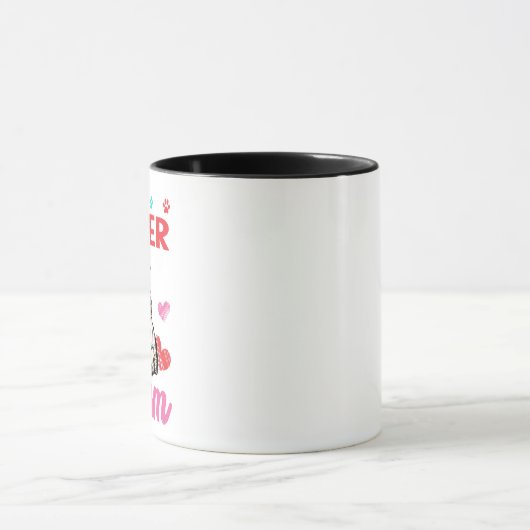 DOG LOVERS BOXER MAMA GIFT TASSE (Zentrum)