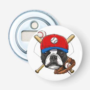 Dog Lovers Button Flaschenöffner mit Magnet