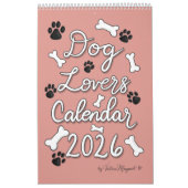Dog Lovers Calendar 2026 | Hand Drawn Ilustrations Kalender (Titelbild)