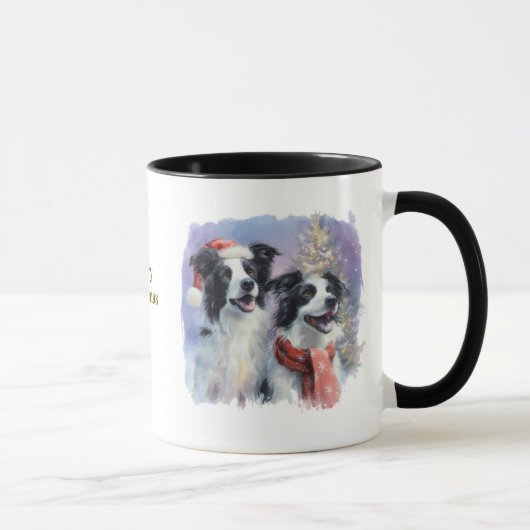 Dog Lovers Christmas Coffee Mug Tasse (Rechts)
