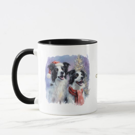 Dog Lovers Christmas Coffee Mug Tasse (Links)