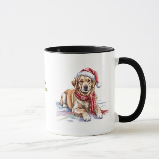 Dog Lovers Christmas Coffee Mug Tasse (Rechts)