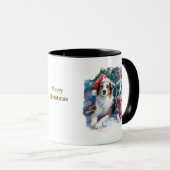 Dog Lovers Christmas Coffee Mug Tasse (VorderseiteRechts)