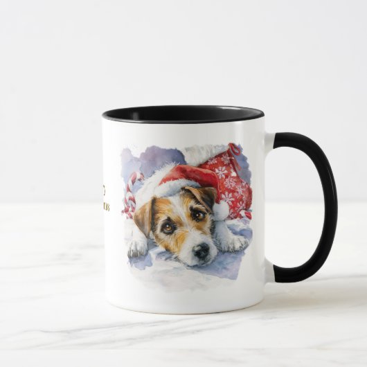 Dog Lovers Christmas Coffee Mug Tasse (Rechts)