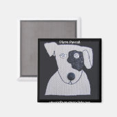 Dog Lovers Magnet (Vorderseite/Rückseite)