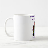 Dog lover's mug woman many paws rainbow pawprint kaffeetasse (Links)