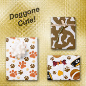 Dog Lovers Muster Geschenkpapier Set