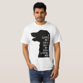 Dog lovers quote T-Shirt (Vorne ganz)