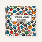 Dog Lover's Spiral-Notebook Notizblock (Vorderseite)