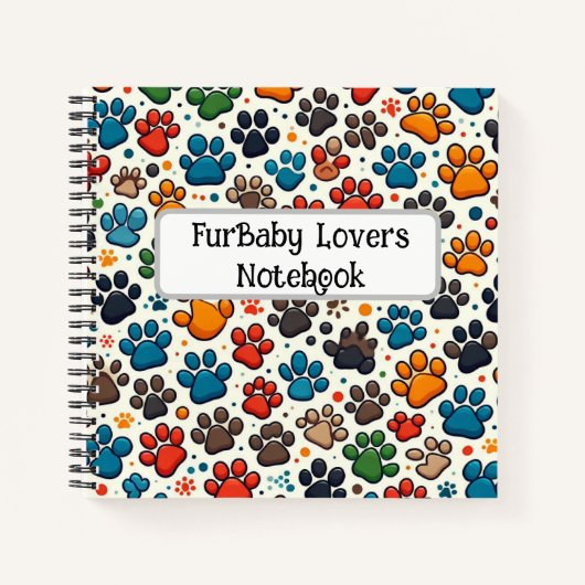 Dog Lover's Spiral-Notebook Notizblock (Vorderseite)