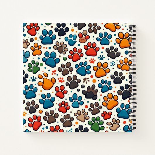 Dog Lover's Spiral-Notebook Notizblock (Rückseite)