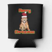 Dog Lovers Weihnachtsgeschenk Design Dosenkühler (Vorderseite)