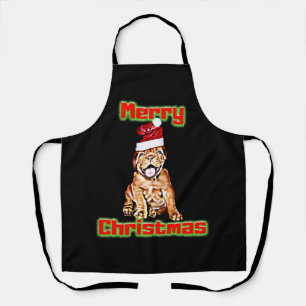 Dog Lovers Weihnachtsgeschenk Design Schürze
