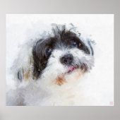 Dog-Malerei Poster (Vorne)