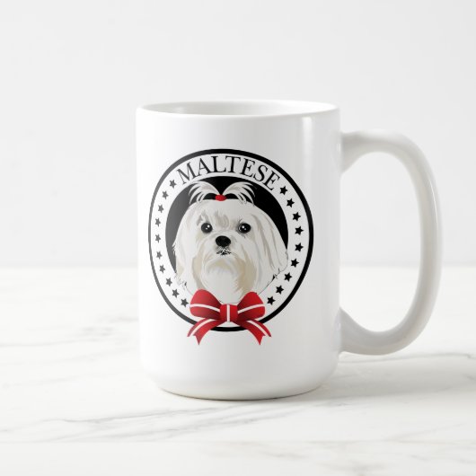 Dog Maltese Kaffeetasse (Rechts)