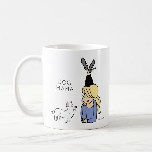 Dog Mama Coffee Tasse (Links)