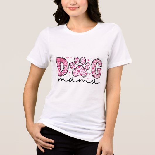 Dog Mama | Cute Dog Mom Tee for Pet Lovers (Vorderseite)