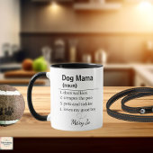 Dog Mama Definition Personalized Mug Tasse