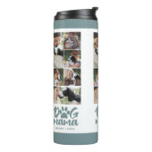 Dog Mama | Foto Grid Green Thermosbecher (Nach links gedreht)