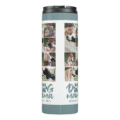 Dog Mama | Foto Grid Green Thermosbecher (Rückseite)