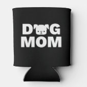 DOG-MAMA kann färben (schwarz) Dosenkühler (Rückseite)