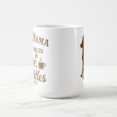 Dog Mama Mug - Fueled by Coffee & Cuddles - Brown Kaffeetasse (Mittel)