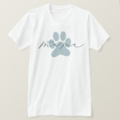 Dog Mama Niedlich T - Shirt (Design vorne)