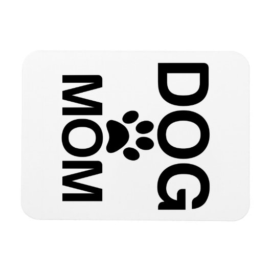 DOG MAMA PAW MAGNET (Horizontal)