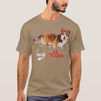 Dog Mama Puppy Mama Corgi T-Shirt
