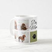 Dog-Mama PW Print 8 Fotos benutzerdefiniert Kaffeetasse (Vorderseite Links)