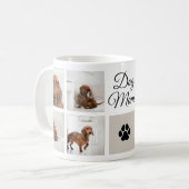 Dog-Mama PW Print 8 Fotos benutzerdefiniert Kaffeetasse (Vorderseite Links)