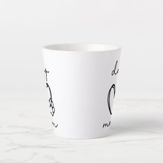 DOG MAMA SPÄTER TASSE (Vorderseite)