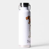 Dog Mama Stilvolle Wasserflasche Trinkflasche (Vorne)