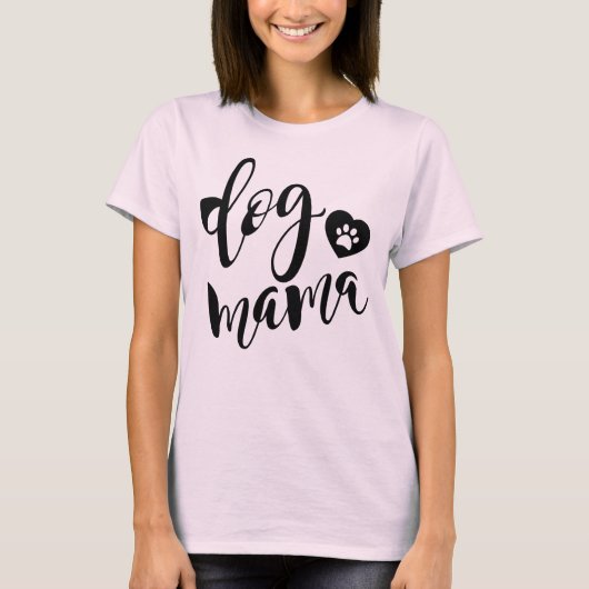 dog mama T-Shirt (Vorderseite)
