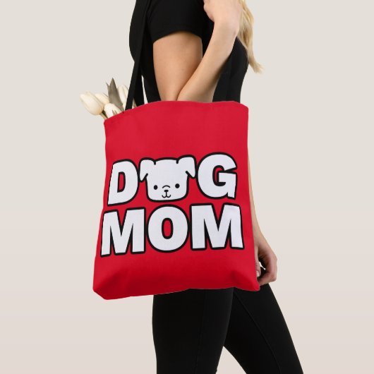 DOG MAMA Tote Tasche (rot) (Von Nahem)