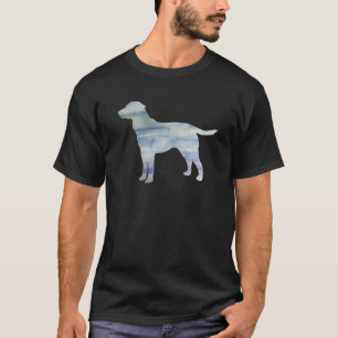 Dog Man's Best Friend Hund Silhouette Black T - Sh T-Shirt