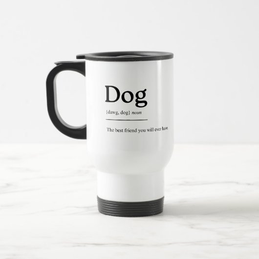 Dog: man's best friend reisebecher (Links)